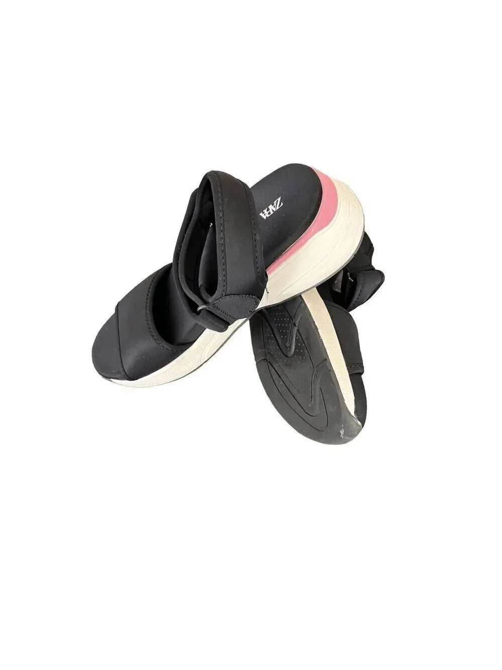 ZARA Platform Wedge Sandals size 8 - Picture 5 of 9